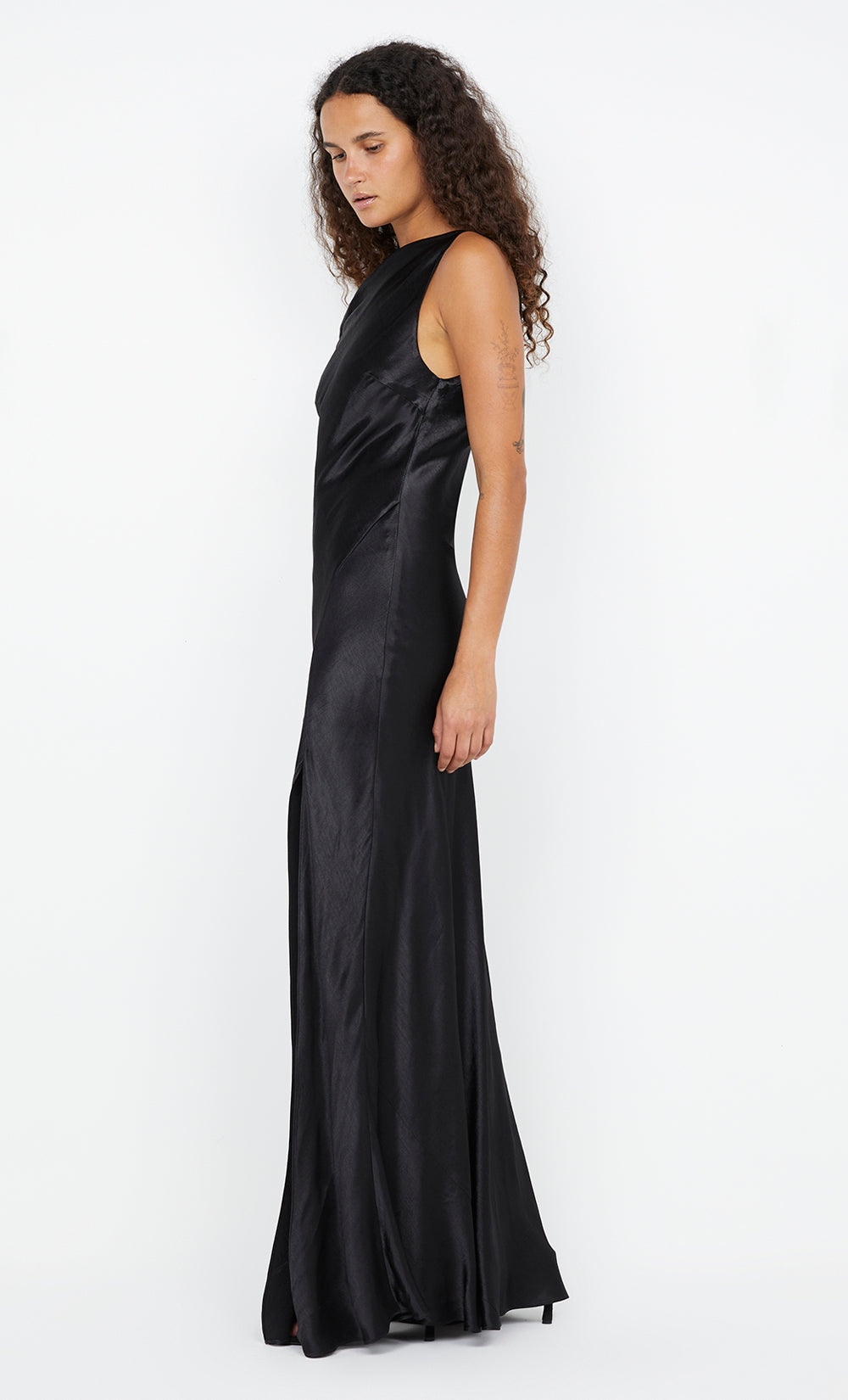 SOL ASYM DRESS - BLACK