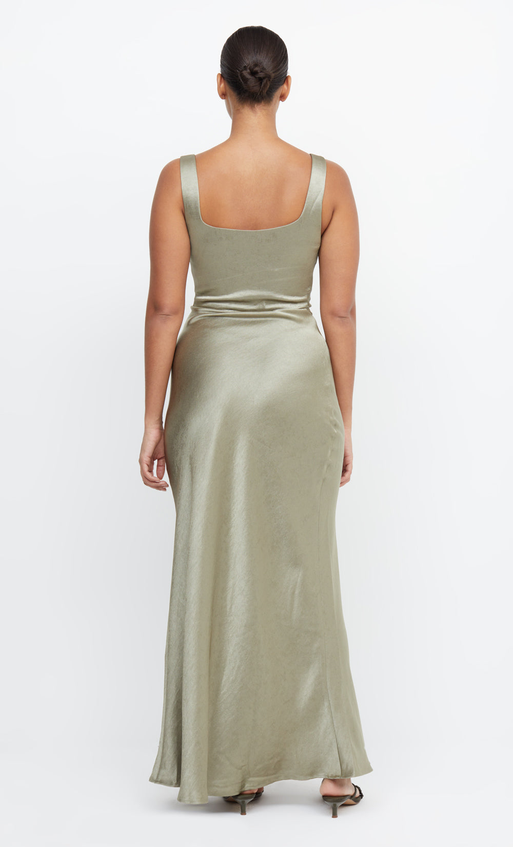 THE DREAMER SQUARE NECK DRESS  - SAGE