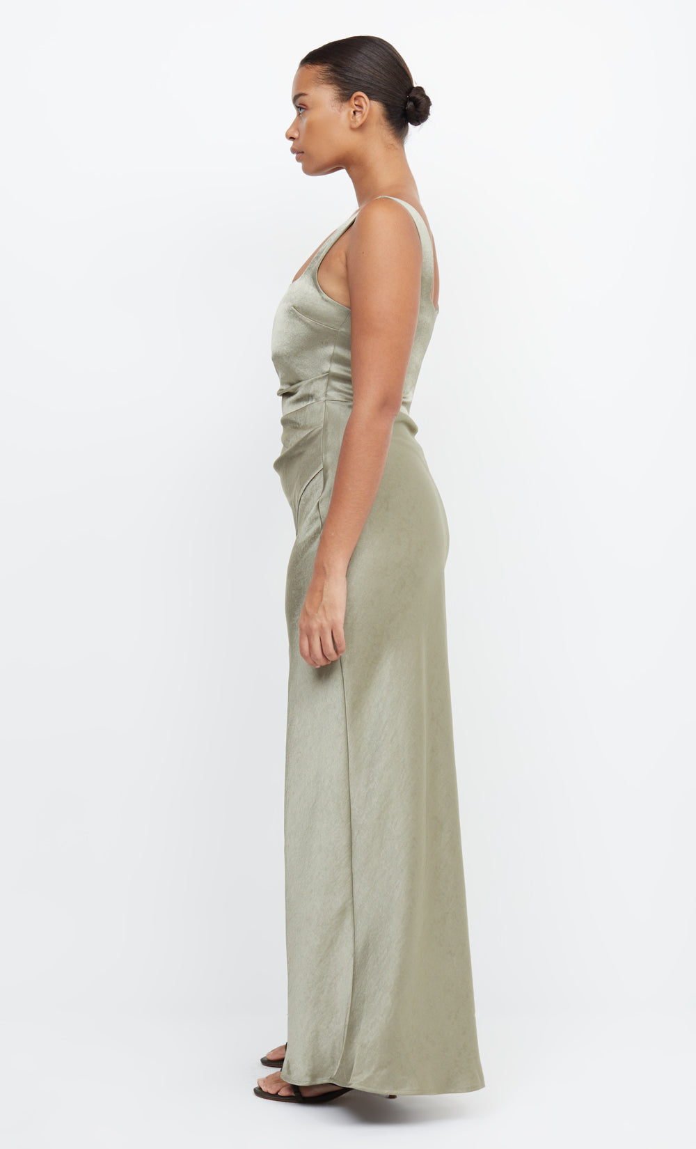 THE DREAMER SQUARE NECK DRESS  - SAGE