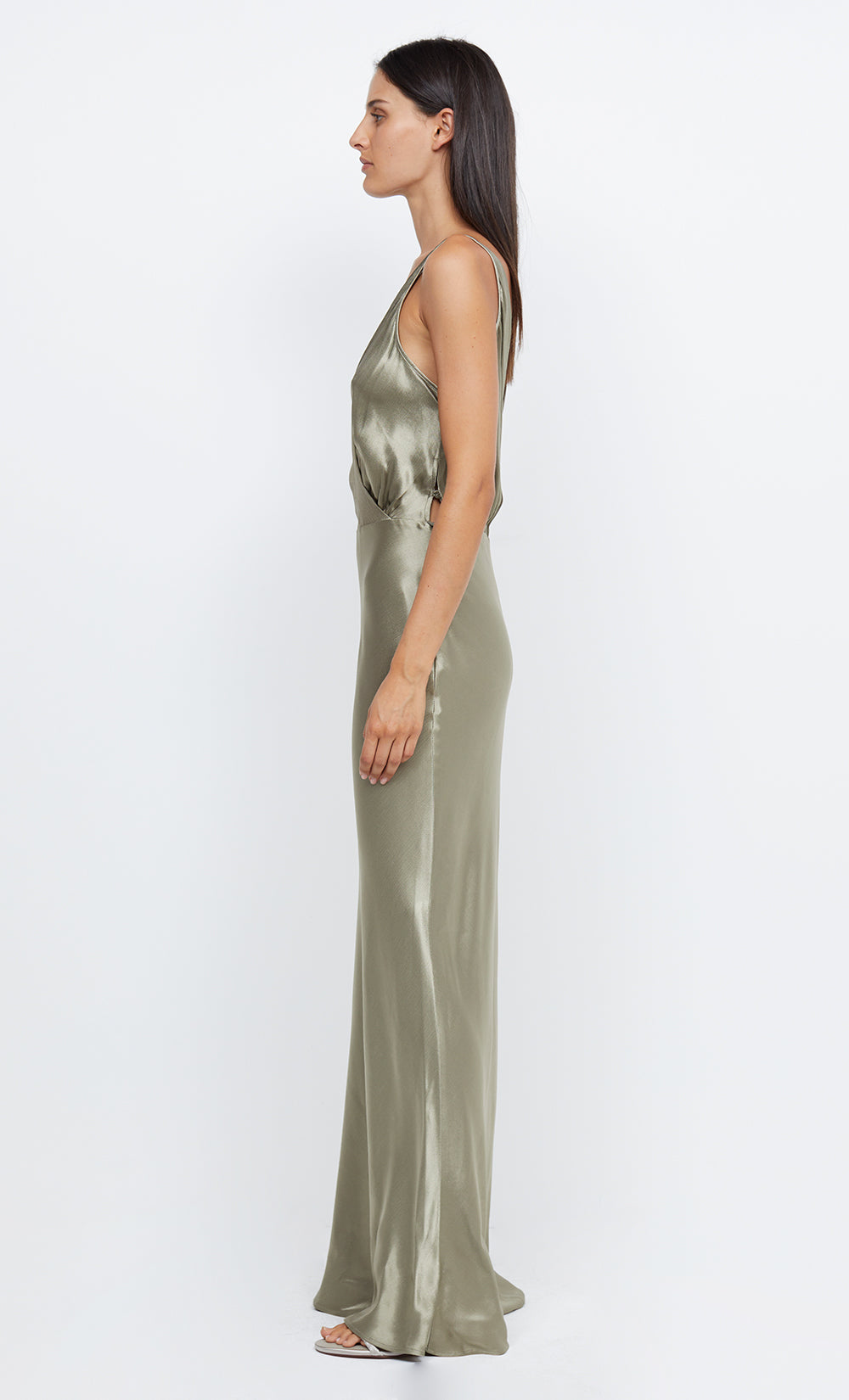 TI AMO V MAXI DRESS - SAGE