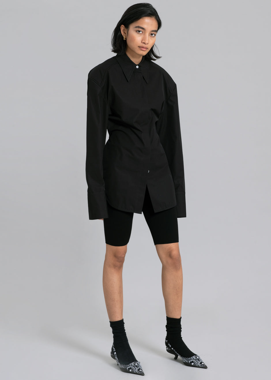 Bec Padded Shirt - Black