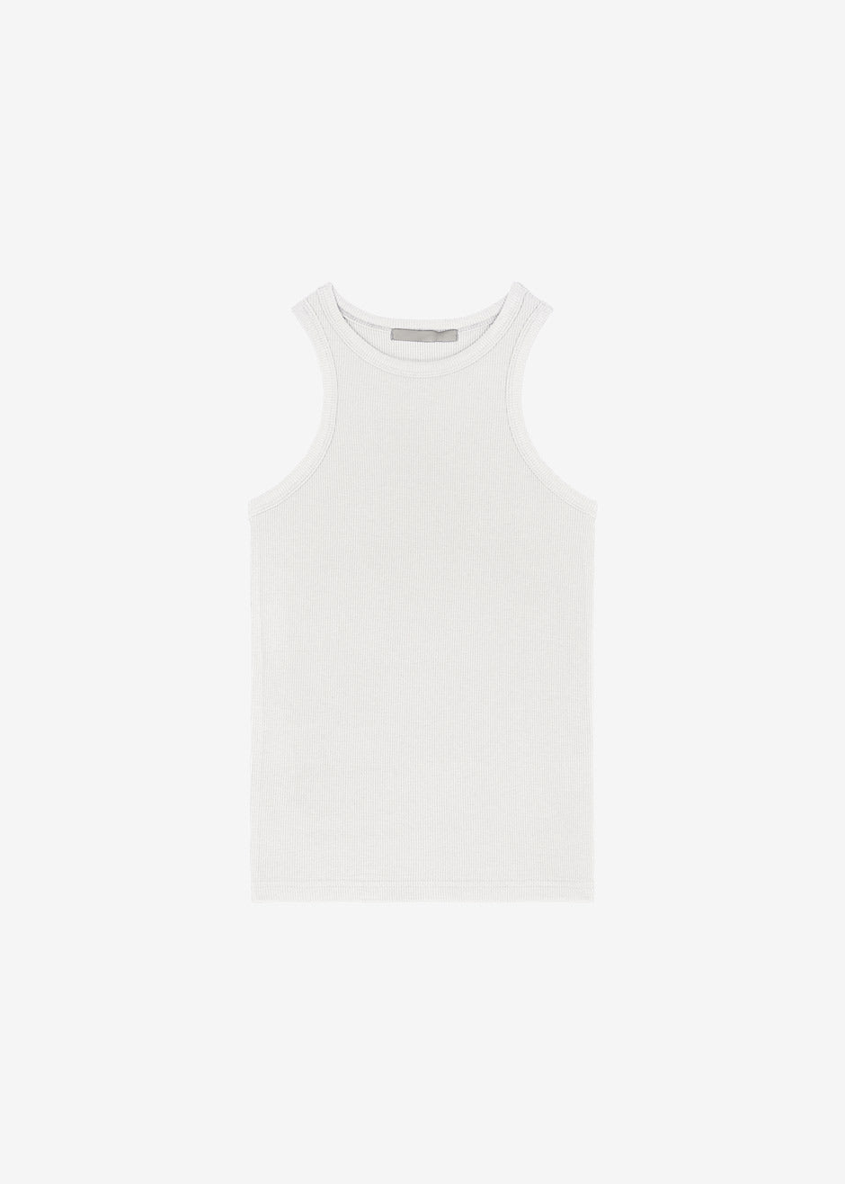 Corsy Ribbed Tank - Optic White