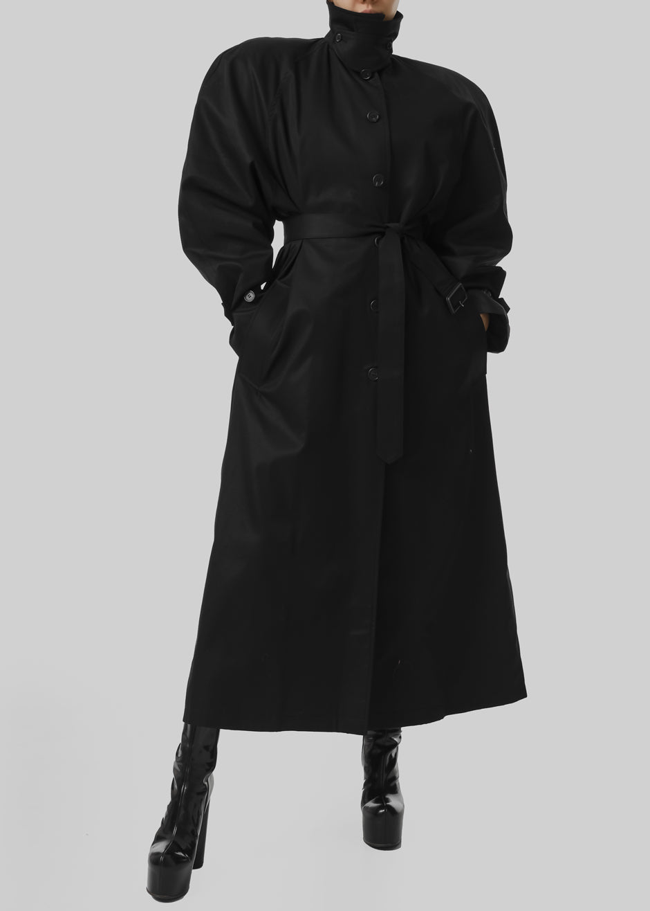 Decima Trench Coat - Black