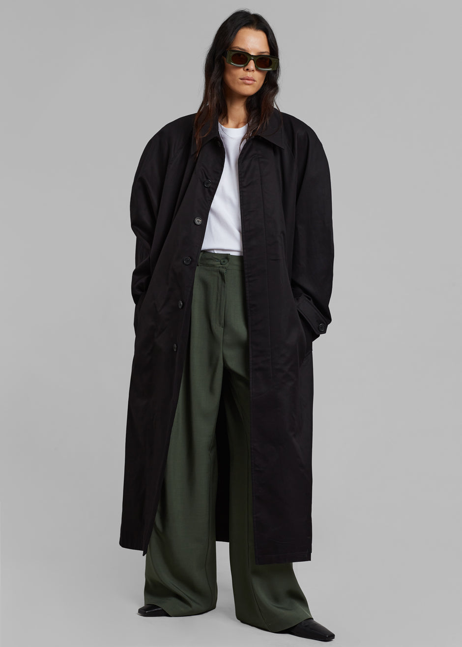 Decima Trench Coat - Black