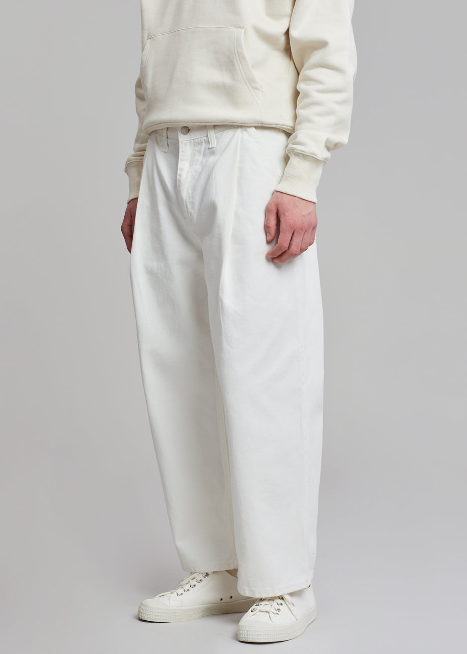 Drew Denim Pants - White