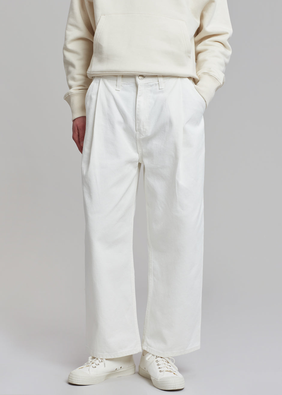 Drew Denim Pants - White