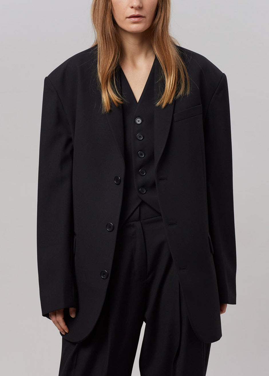 Gelso Oversized Blazer - Black