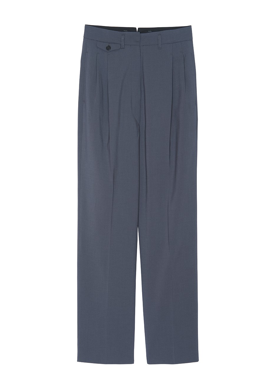 Pleated Suit Trousers - Graphite