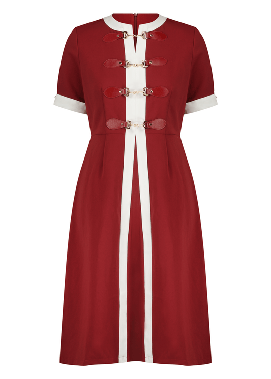 Grace Dress Burgundy