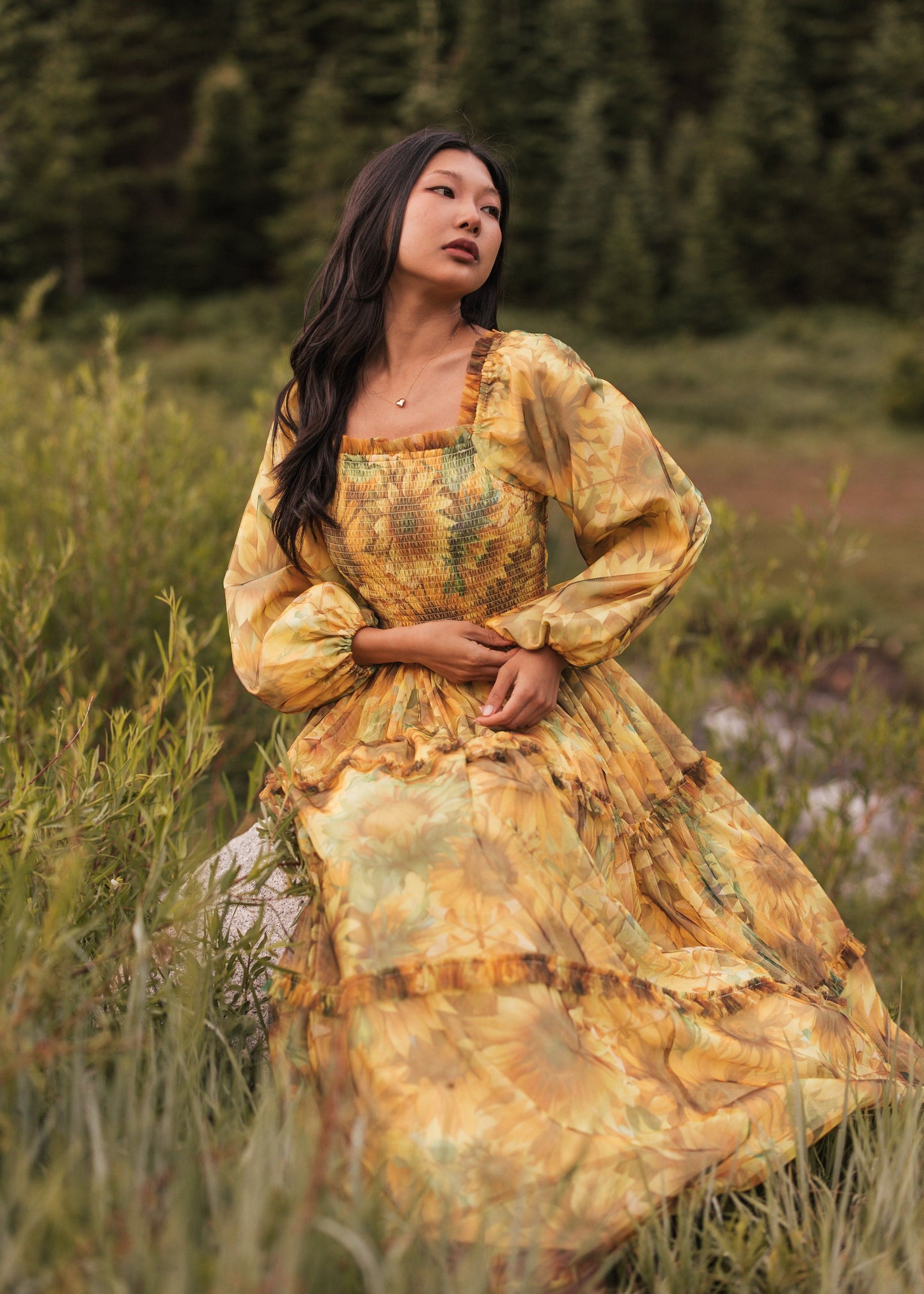 Sunflower Fields Dress