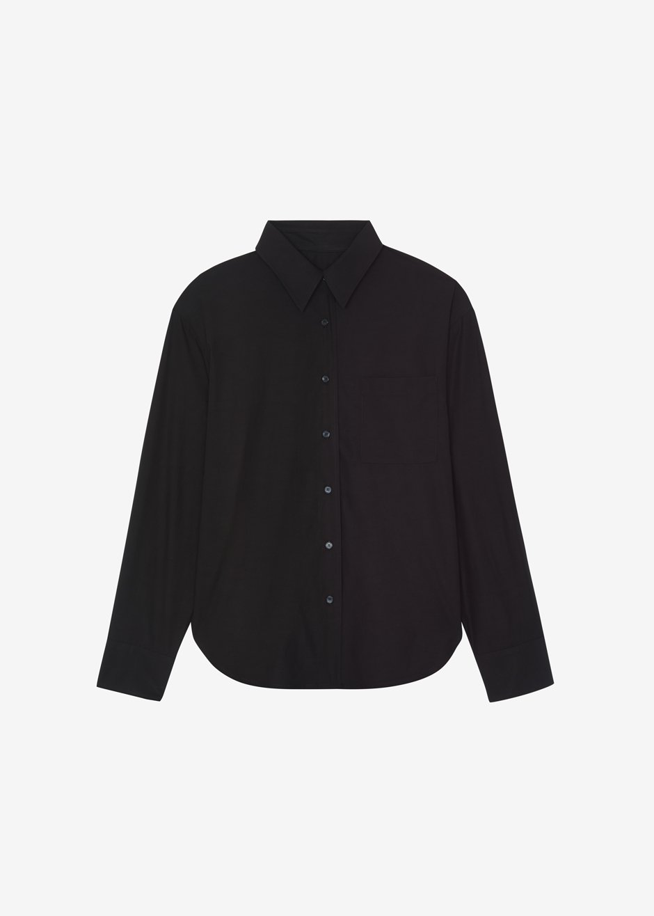 Lui Organic Cotton Shirt - Black