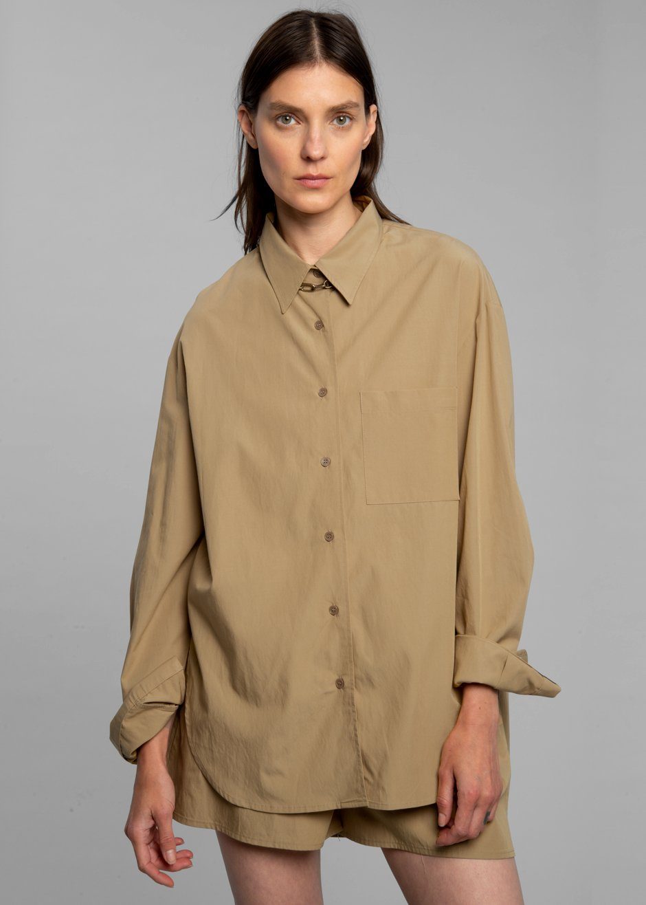 Lui Organic Cotton Shirt - Sahara