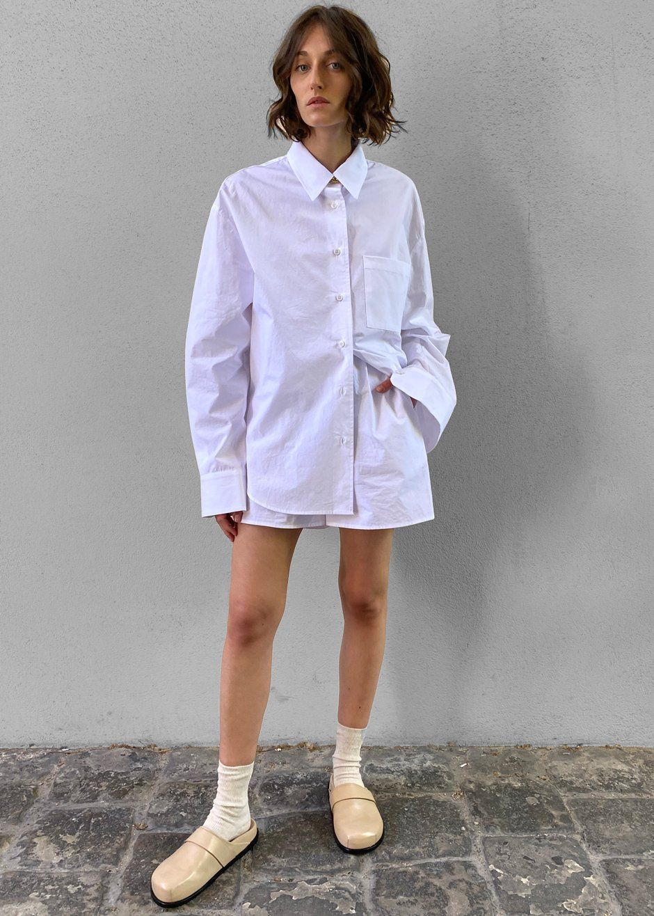 Lui Organic Cotton Shirt - White