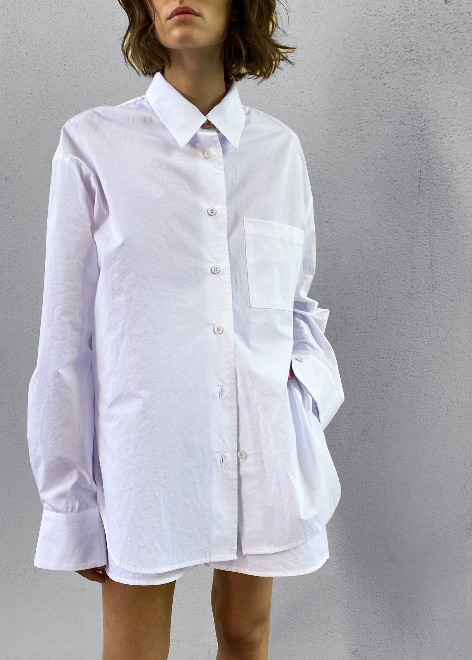 Lui Organic Cotton Shirt - White