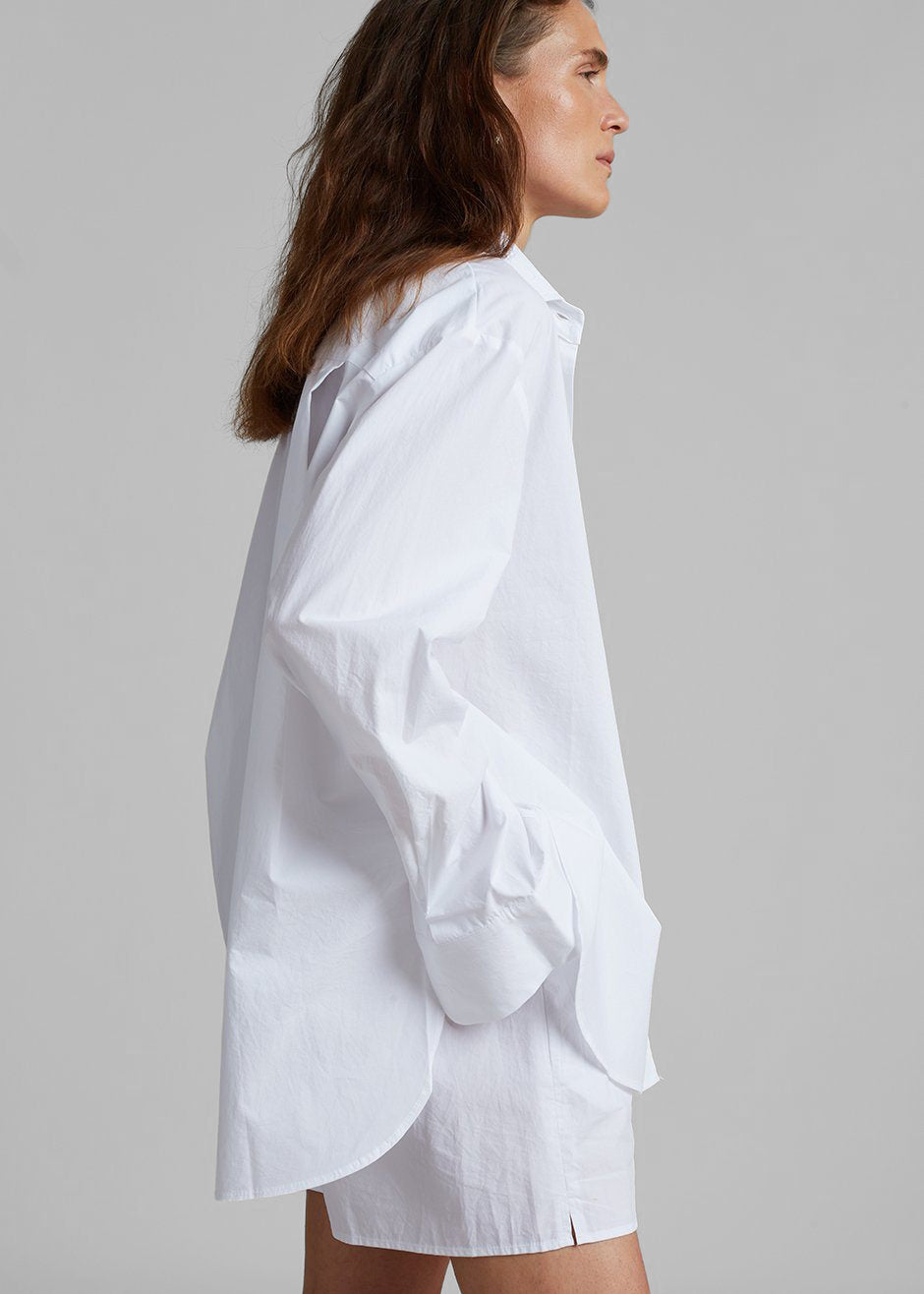 Lui Organic Cotton Shirt - White