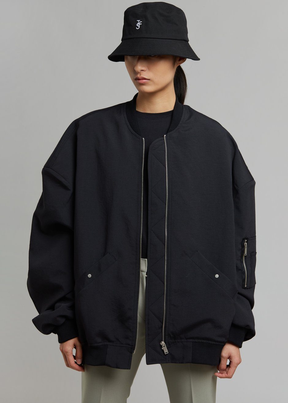 Lumi Bomber Jacket - Black