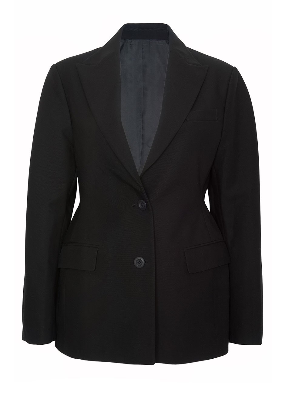 Colette Hourglass Blazer - Black