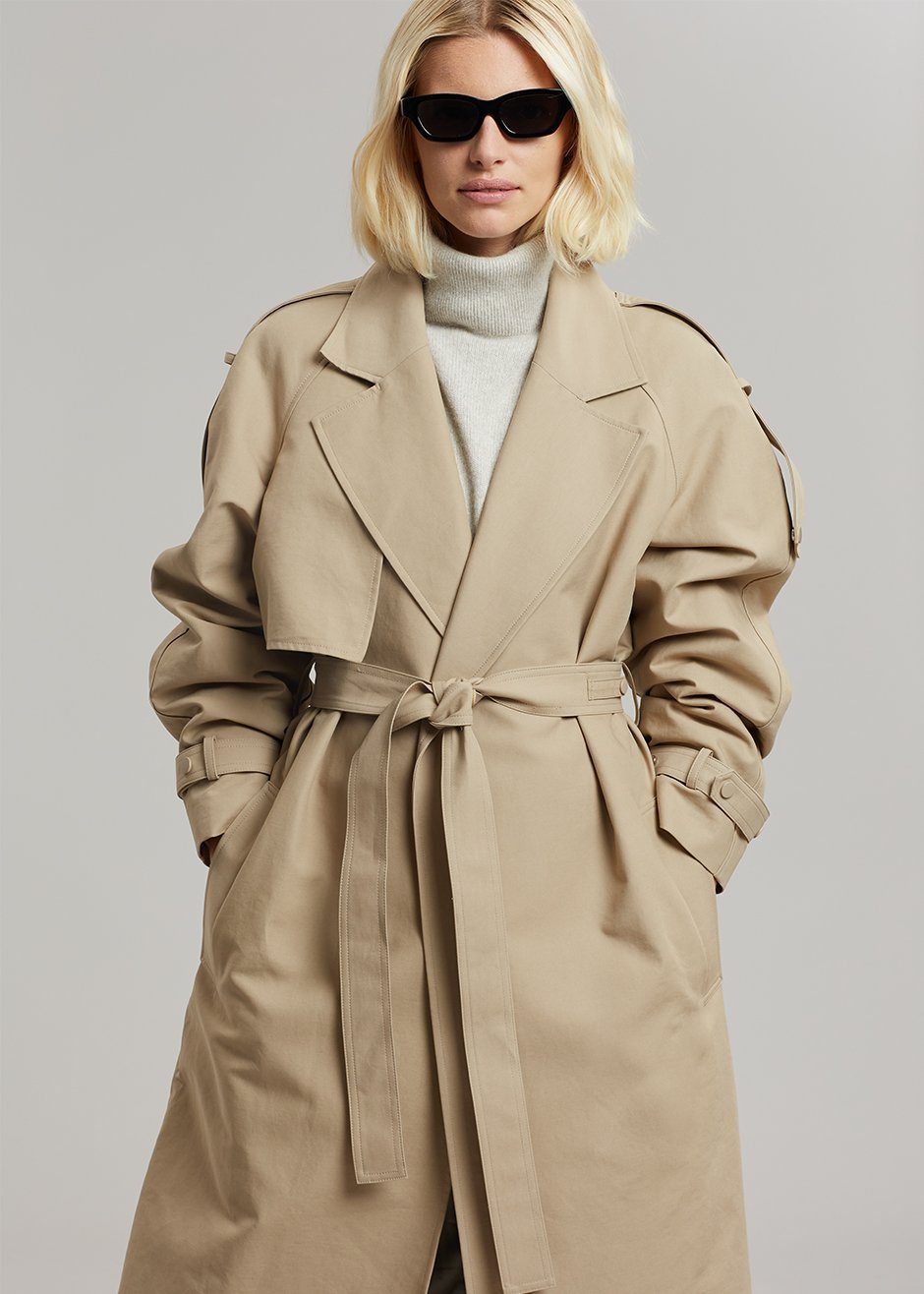 Rhodes Trench Coat - Natural