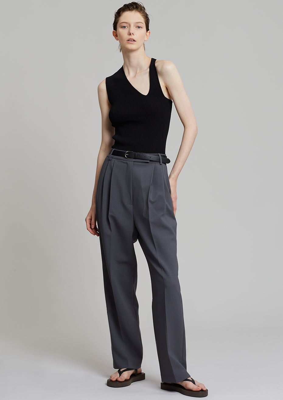 Bea Suit Pants - Charcoal