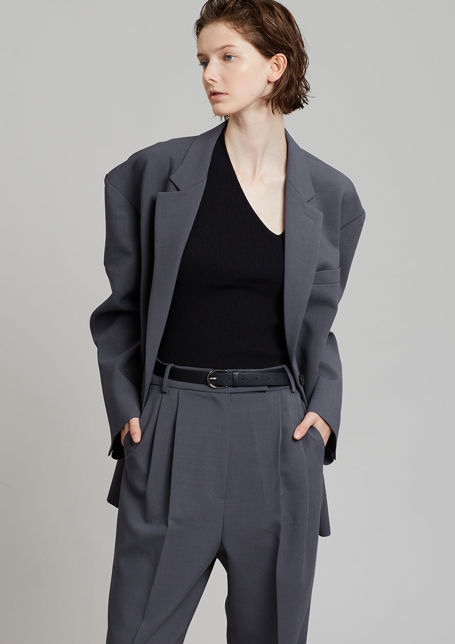 Bea Suit Pants - Charcoal