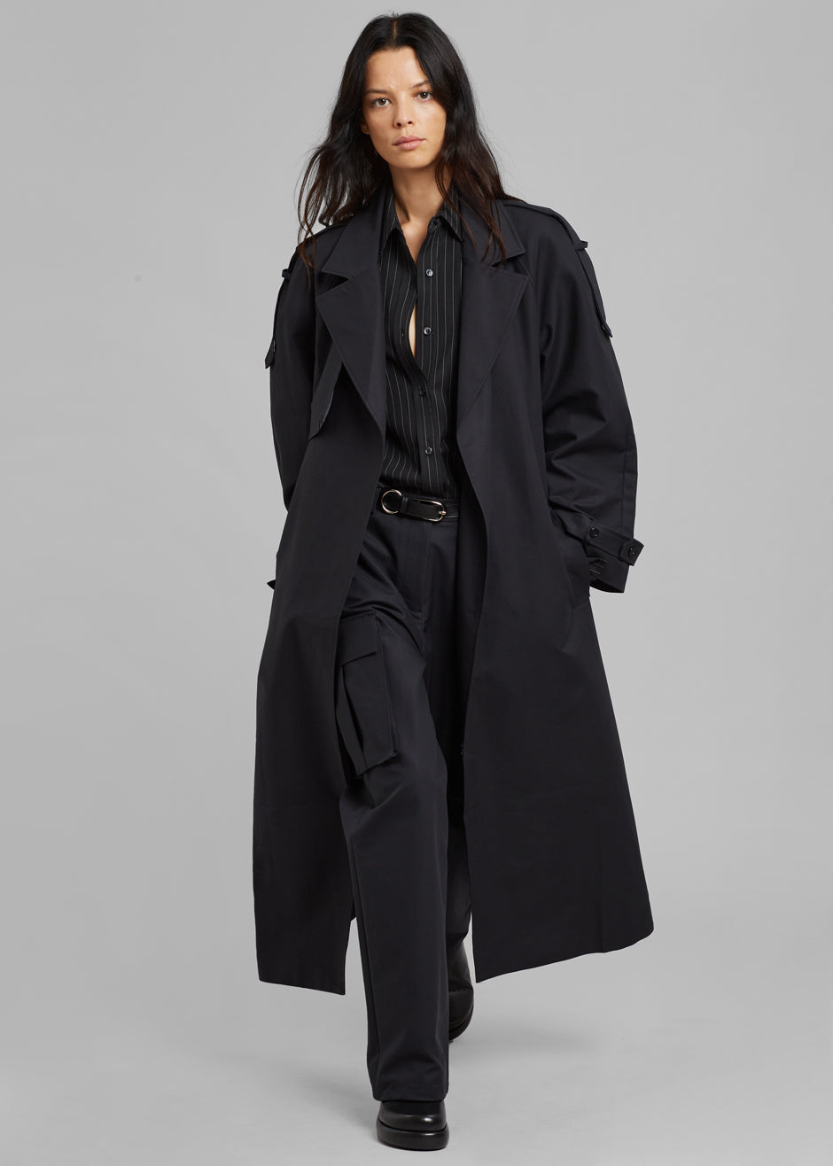 Suzanne Trench Coat - Black