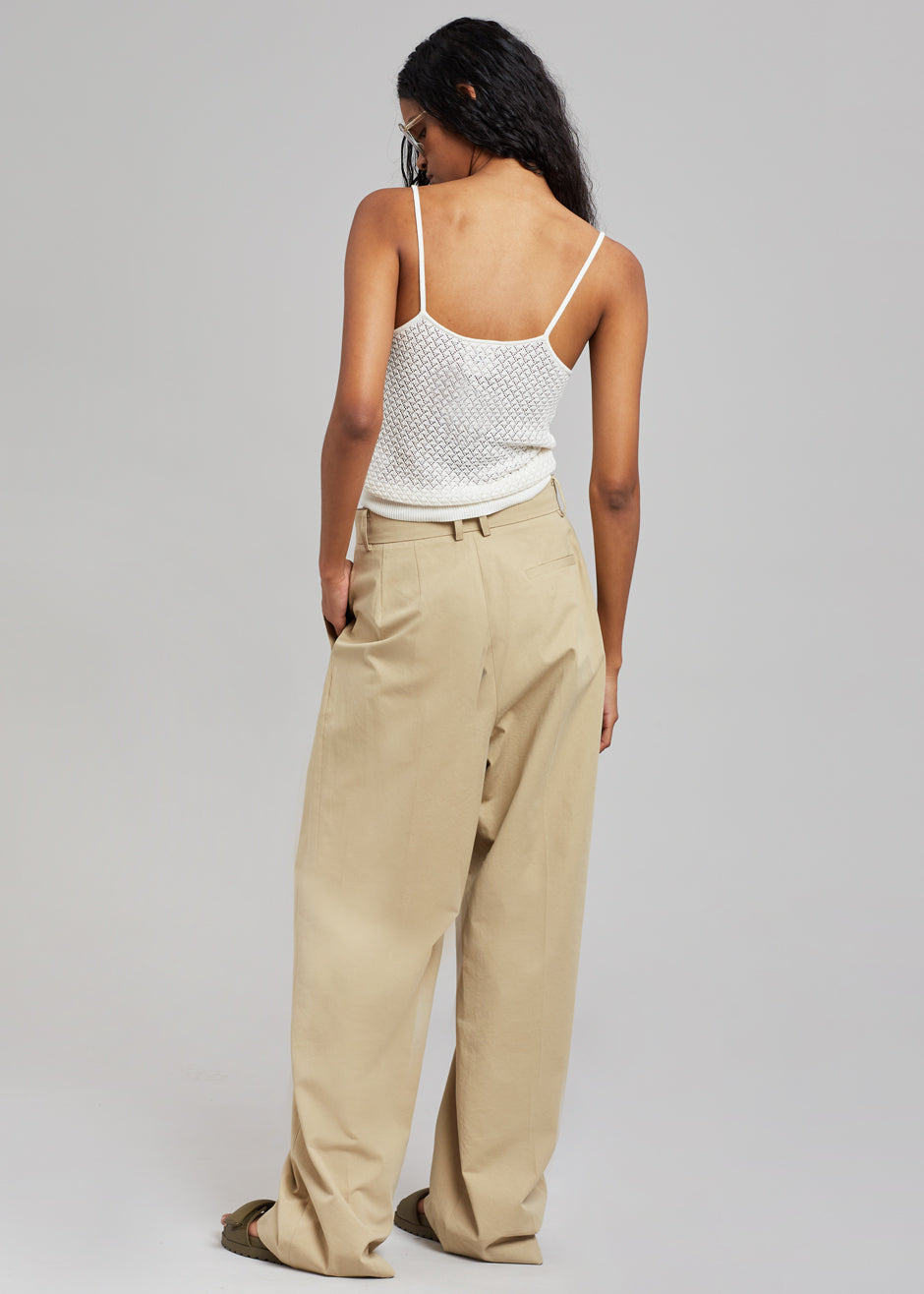 Tansy Cotton Pants - Camel